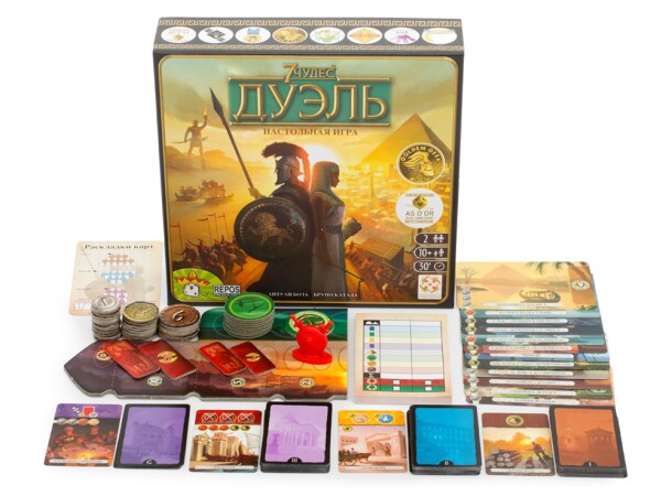 Настольная игра Стиль Жизни 7 Чудес: Дуэль