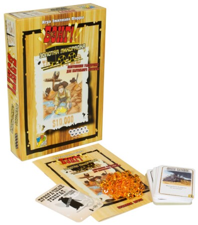 Дополнение для настольной игры Hobby World Бэнг! Золотая лихорадка