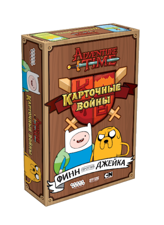 Настольная игра Hobby World Время приключений: Карточные войны. Финн против Джейка