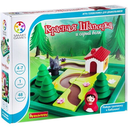 Настольная игра Bondibon Красная Шапочка и Серый волк