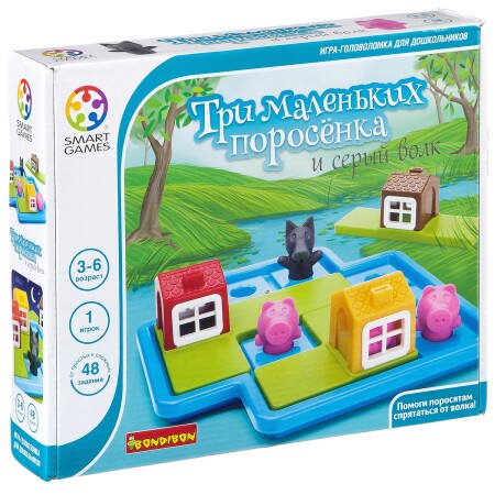 Настольная игра Bondibon Три маленьких поросенка