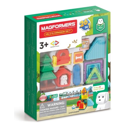 MAGFORMERS 705011 Milo's Mansion Set
