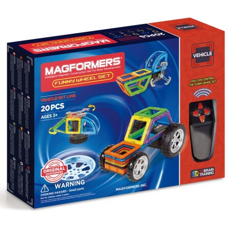 MAGFORMERS 707012 Funny Wheel Set 20