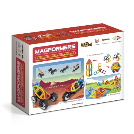 MAGFORMERS 707019 Amazing Transform Wheel Set