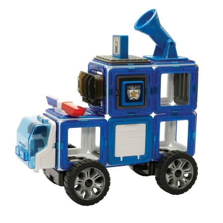MAGFORMERS 717002 Amazing Police Set