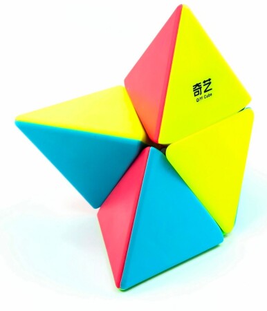 Головоломка QiYi MoFangGe Pyraminx 2x2x2