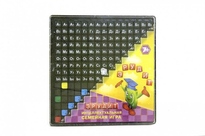 Настольная игра Биплант Эрудит (чёрные фишки)