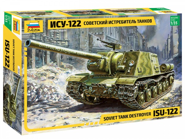 Сборная модель Zvezda Советский истребитель танков ИСУ-122