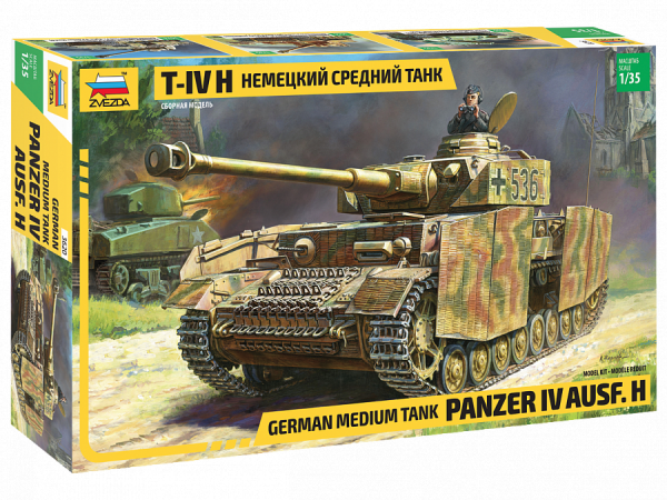 Сборная модель Zvezda Немецкий средний танк T-IV (H)