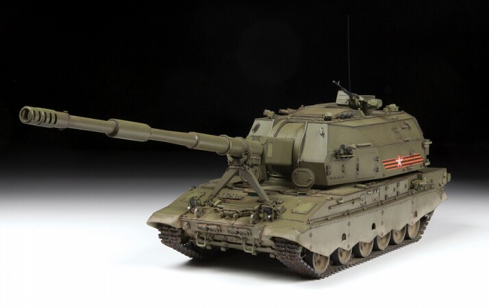 Сборная модель Zvezda Российская 152-мм гаубица 2С35 "Коалиция-СВ"