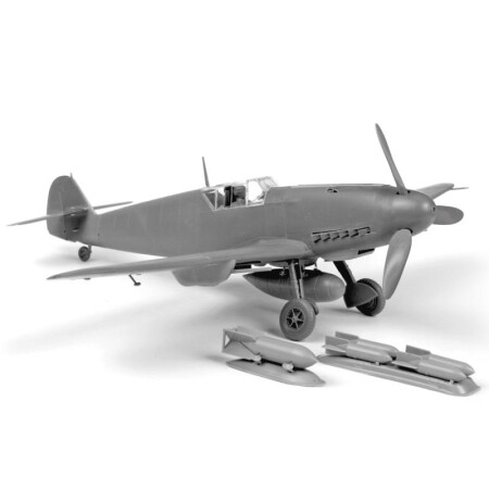 Сборная модель Zvezda Немецкий истребитель "Мессершмитт" Bf-109F4