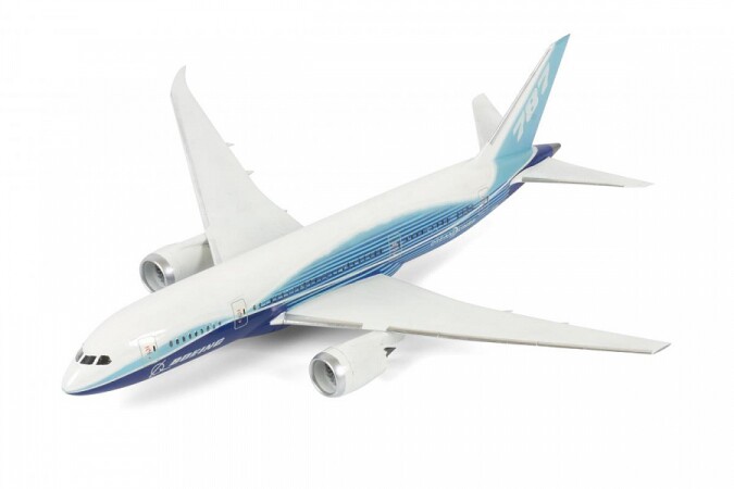 Сборная модель Zvezda Пассажирский авиалайнер Боинг 787-8 Дримлайнер