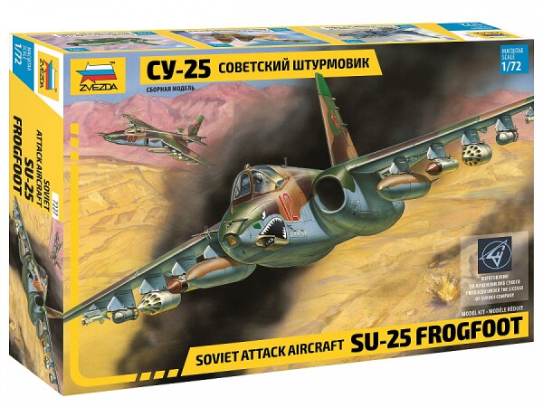 Сборная модель Zvezda Советский штурмовик Су-25