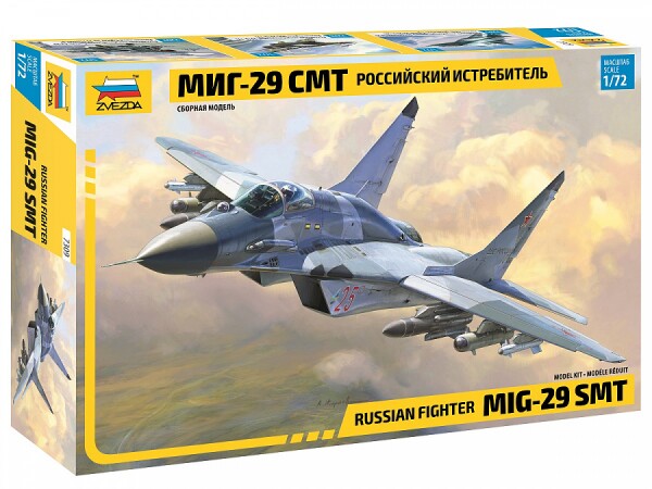 Сборная модель Zvezda Многоцелевой фронтовой истребитель МиГ-29 СМТ