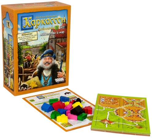 Настольная игра Hobby World Каркассон Аббатство и мэр