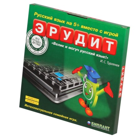Настольная игра Биплант Эрудит в коробочке
