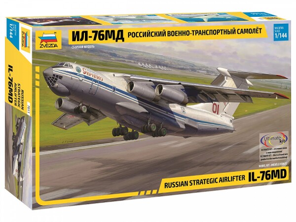 Сборная модель Zvezda Военно-транспортный самолёт Ил-76МД