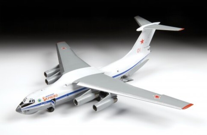 Сборная модель Zvezda Военно-транспортный самолёт Ил-76МД