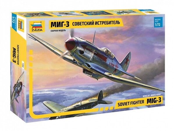 Сборная модель Zvezda Советский истребитель МиГ-3
