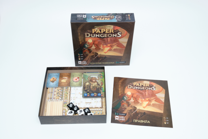 Настольная игра Lavka Games Бумажные подземелья