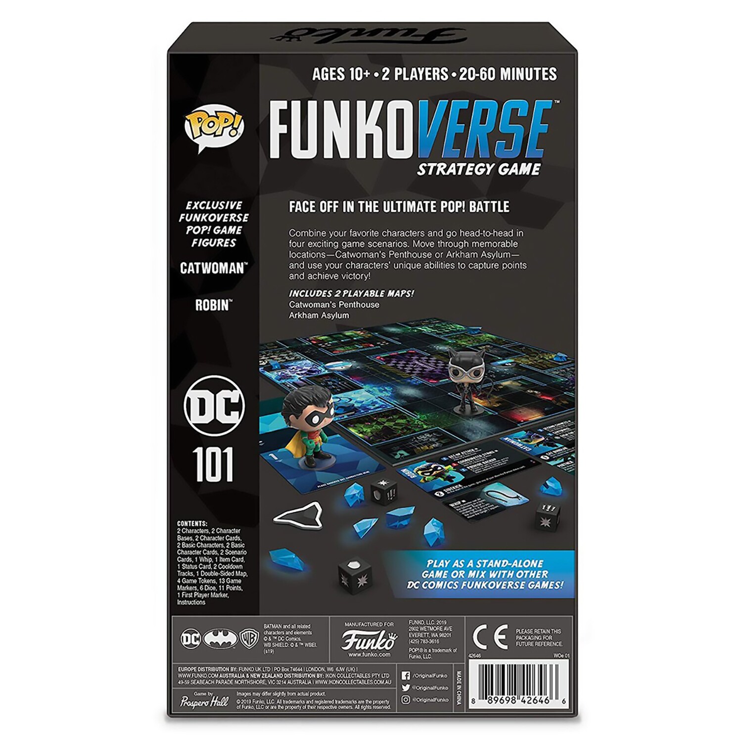 Настольная игра POP! Funkoverse: DC Comics 101 Expandalone 42646