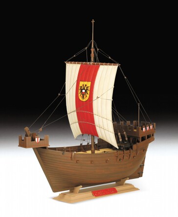 Сборная модель Zvezda Средневековый корабль Ганзейский Когг